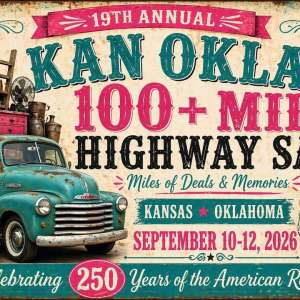 Photo 1 of 19th Annual Kan-Okla 100 Mile Highway Sale in Northeast OK & Southeast KS.
