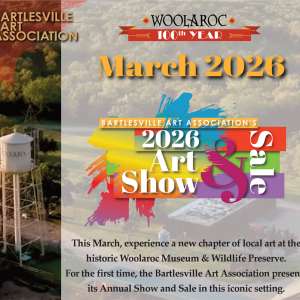 Photo 1 of 2026 Bartlesville Art Association Art Show and Sale at Woolaroc.