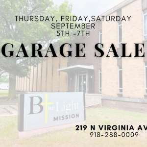 Photo 1 of B the Light Mission Garage Sale.