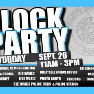Photo 1 of Bartlesville Police Department Block Party and BBQ Cook-off.