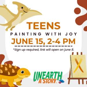 Photo 1 of Bartlesville Public Library Teens Painting with Joy.