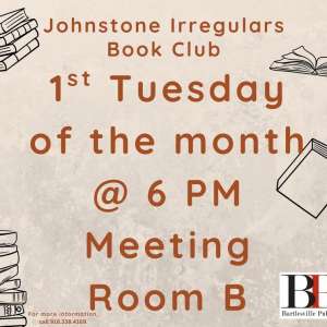 Photo 1 of Bartlesville Public Library presents the Johnstone Irregulars Book Club.