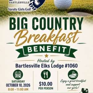 Photo 1 of Big Country Breakfast Benefit - Bartlesville Bruins Varsity Girls Golf.