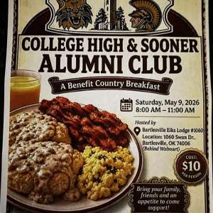 Photo 1 of Big Country Breakfast Benefit - College High & Sooner Alumni Club.