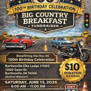 Photo 1 of Big Country Breakfast Benefit - Highway 60 100th Birthday Celebration.