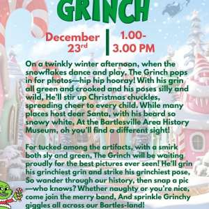 Photo 1 of Grinchy Good Time at the Bartlesville History Museum!.