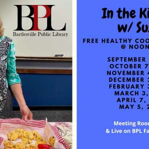 Photo 1 of In the Kitchen with Susan at the Bartlesville Public Library.