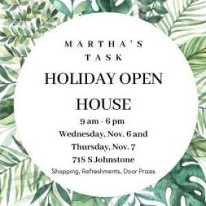 Photo 1 of Martha's Task Holiday Open House.