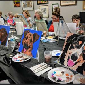 Photo 1 of Paint Your Pet Party.