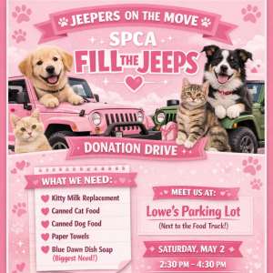 Photo 1 of SPCA Fill the Jeeps.