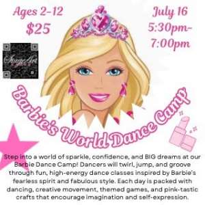 Photo 1 of Stage Art Dance invites you to Barbie's World Dance Camp.