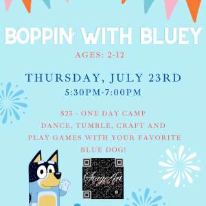 Photo 1 of State Art Dance presents Boppin with Bluey.
