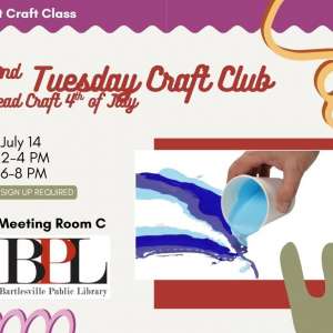 Photo 1 of The Bartlesville Public Library invites you to 2nd Tuesday Craft Club.