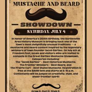 Photo 1 of The Great Bartles Mustache and Beard Showdown.