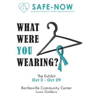 Photo 1 of What Were You Wearing? Survivor Exhibit.